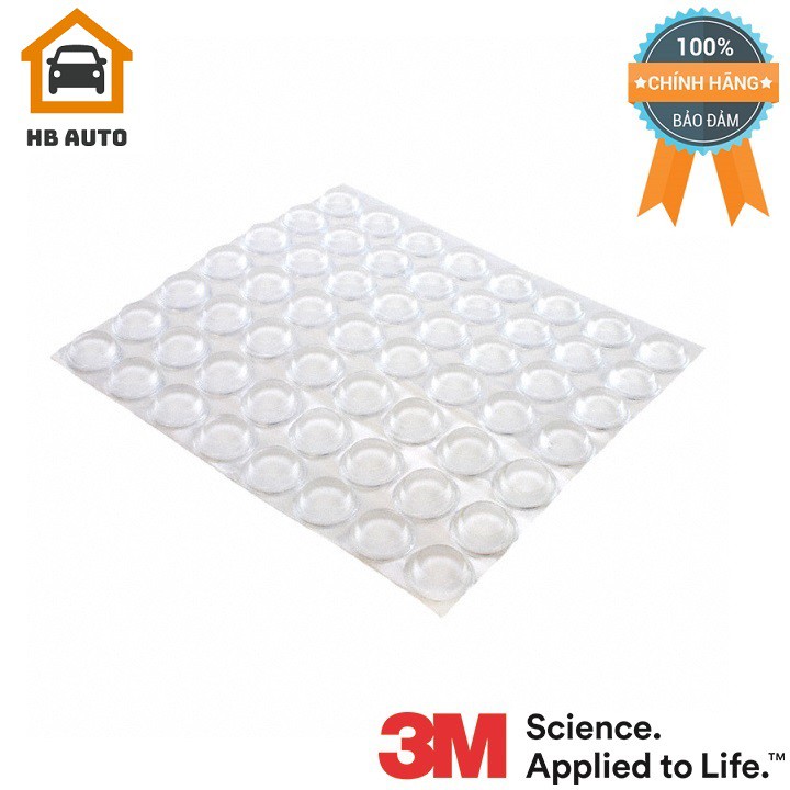 Miếng 10 Nút Đệm Cao Su 3M SJ5312  đệm chân đế chống trầy, chống va chạm
