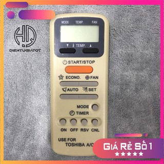 [GIÁ GỐC] - BH 3 THÁNG - Remote điều khiển máy lạnh TOSHIBA WC-E1NE (VÀNG-NHỎ)