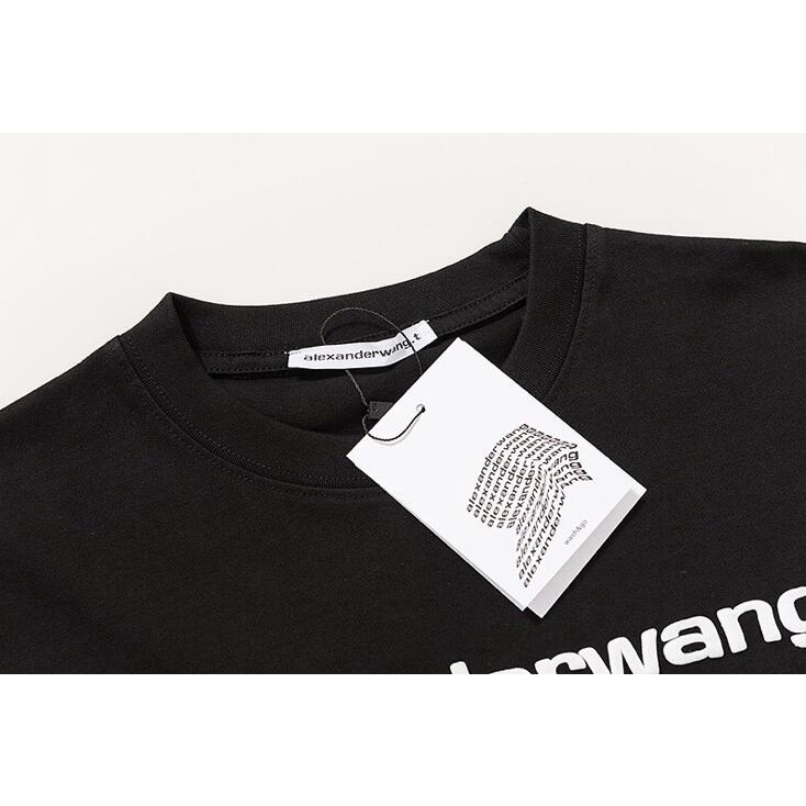 Áo thun tay ngắn thêu họa tiết chữ cái trẻ trung thời trang dành cho cặp đôi