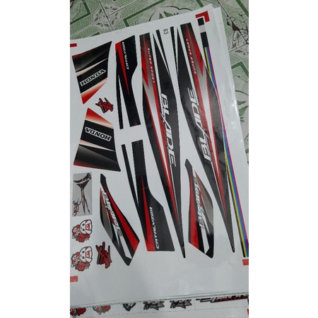 Tem Wave Blade đỏ đen 2018