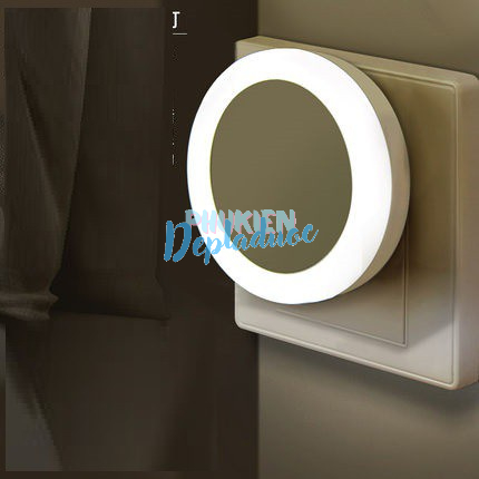 Đèn ngủ cảm ứng bóng led cảm biến ánh sáng tự động bật tắt hình dễ thương cắm điện trực tiếp, đèn decor phòng ngủ mini
