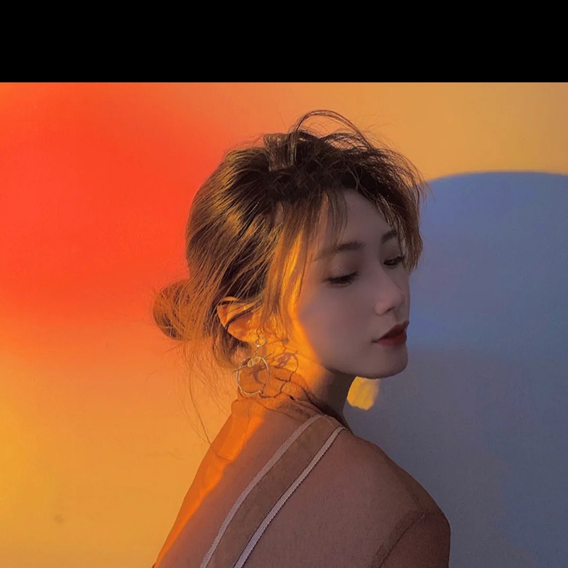 Đèn led rgb chiếu cảnh hoàng hôn / 16 màu, Tai mèo, tạo không khí hoàng hôn