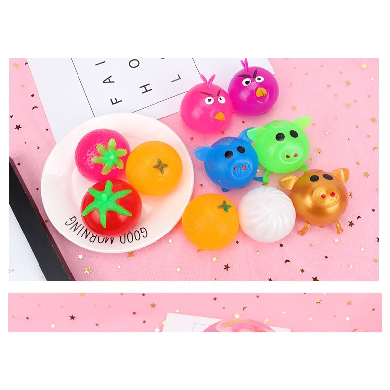 Squishy Mochi hình CÁI BÁNH BAO mềm mịn dễ thương chân thực giảm stress co dãn đàn hồi ngộ nghĩnh bóp giải trí