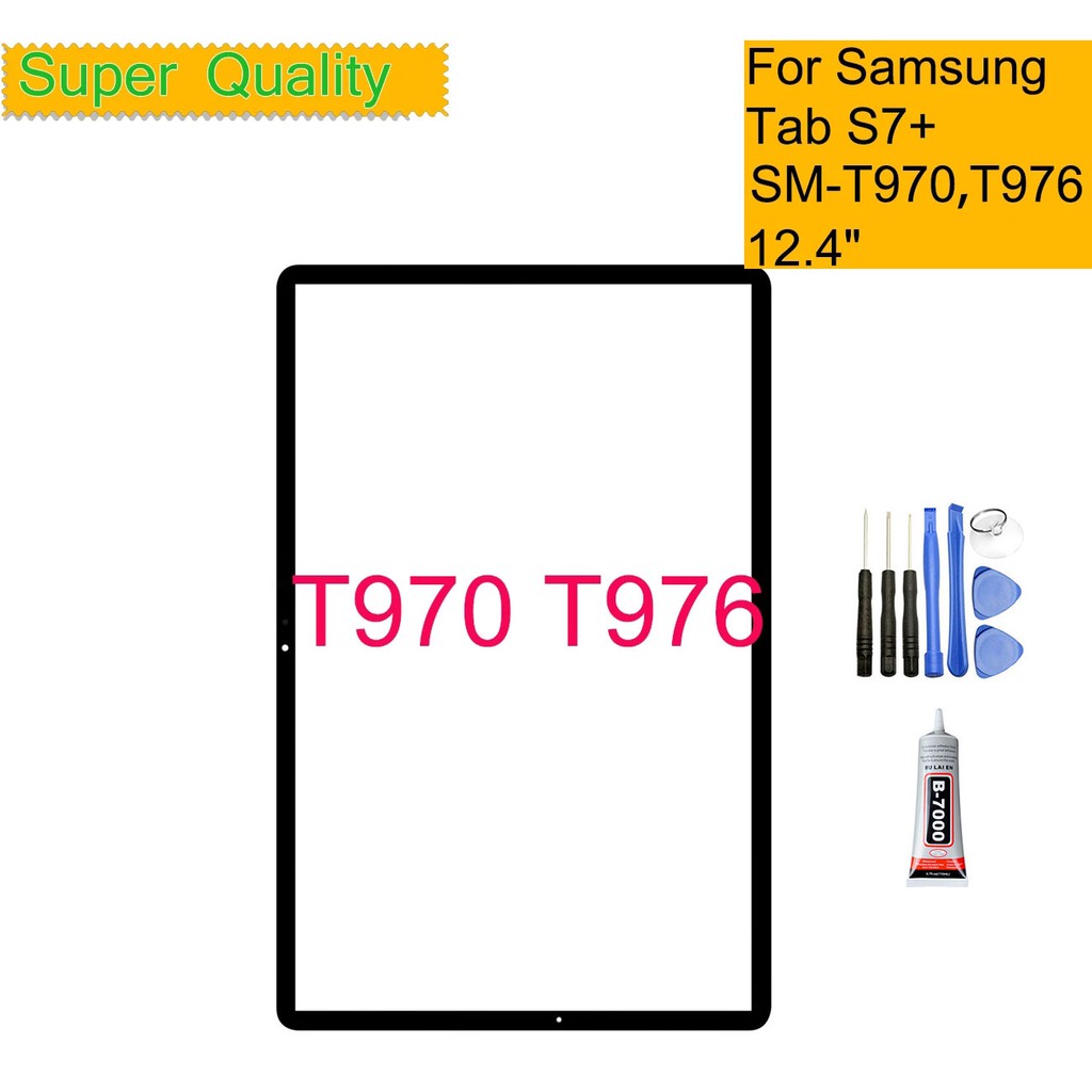 Màn hình cảm ứng LCD bằng kính thay thế chuyên dụng cho Samsung Galaxy Tab S7+ S7 Plus T970 T976