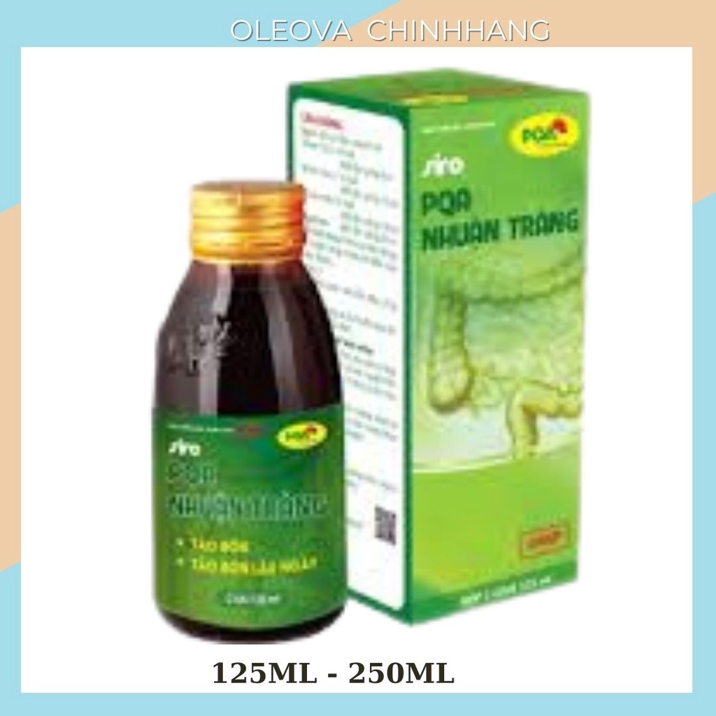 Táo Bón cho bé trẻ em người lớn sau sinh nhuận tràng pqa OLEOVA RD08 125ML