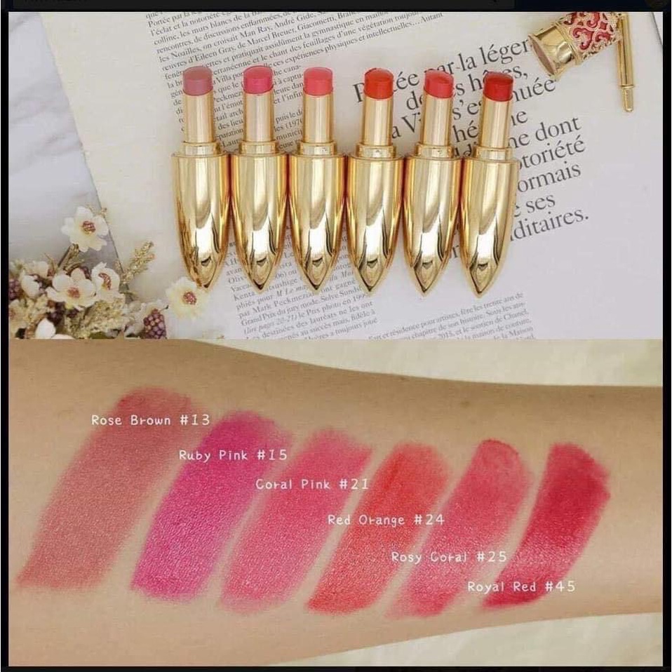 Son Whoo hoàng cung luxury lip rouge #88 Màu cam đất/Hũ son phối 3 màu - date 4/2023- Nội địa Hàn Quốc