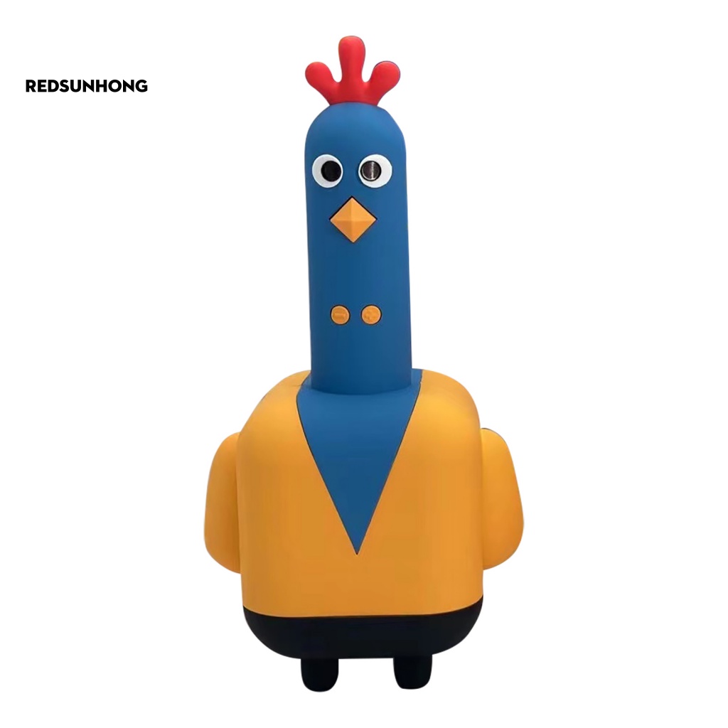 Hộp Nhạc Bluetooth 5.0 Hình Chú Gà Hoạt Hình Dễ Thương Có Đèn Ngủ Tiện Dụng