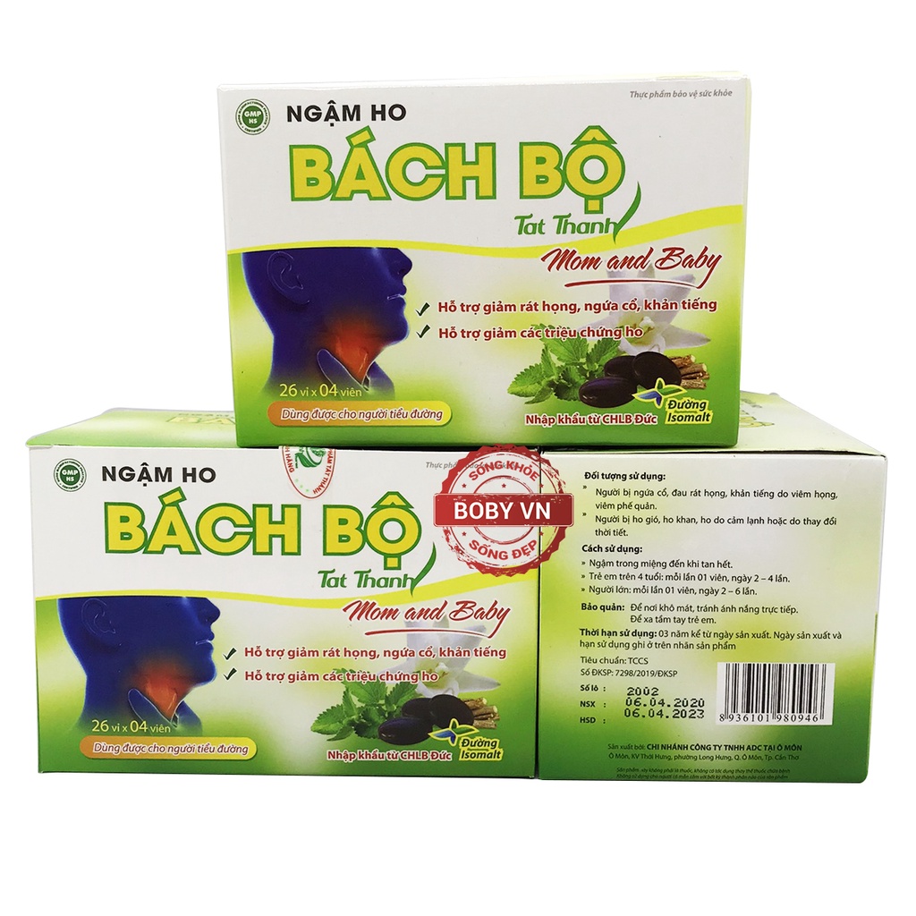 Ngậm ho Bách Bộ - cho cả gia đình và bà bầu