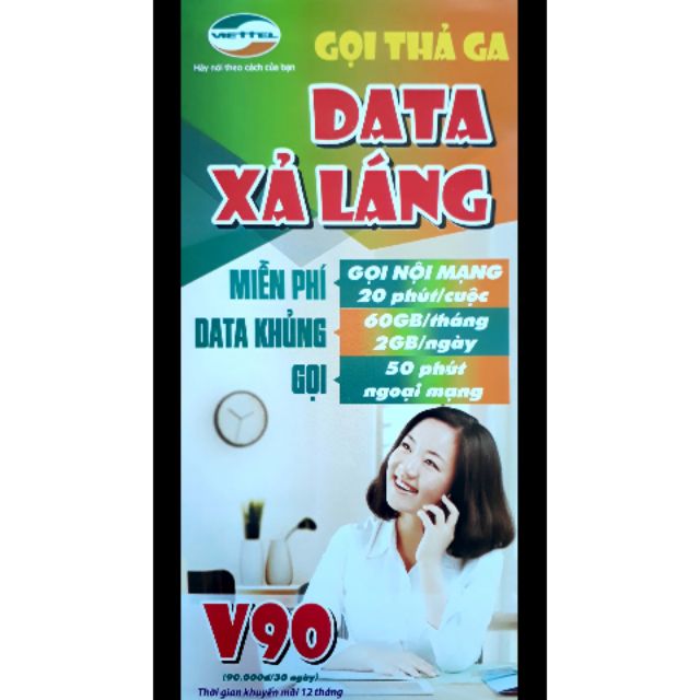 Combo sim.v90 Viettel