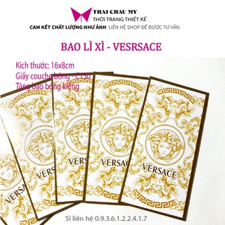 Bao lì xì tết 2022 sỉ giá rẽ giấy dầy C150 bóng chúc mừng năm mới thái châu mỹ