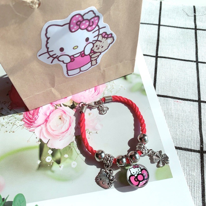 LẮC TAY DÂY ĐỎ MAY MẮN HELLO KITTY