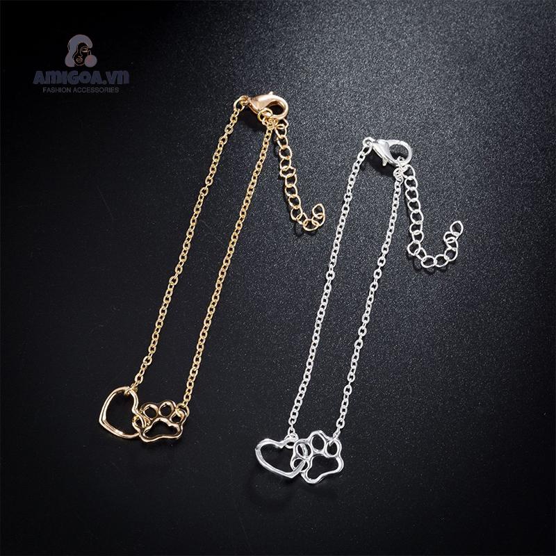 ✨✨Lắc Chân Hình Chân Cún Thiết Kế Đơn Giản Cho Nữ