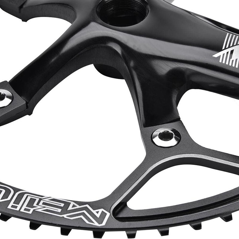 High Quality MEIJUN 53T 170Mm Bicycle Single Chainring Speed Crankset Arm Black