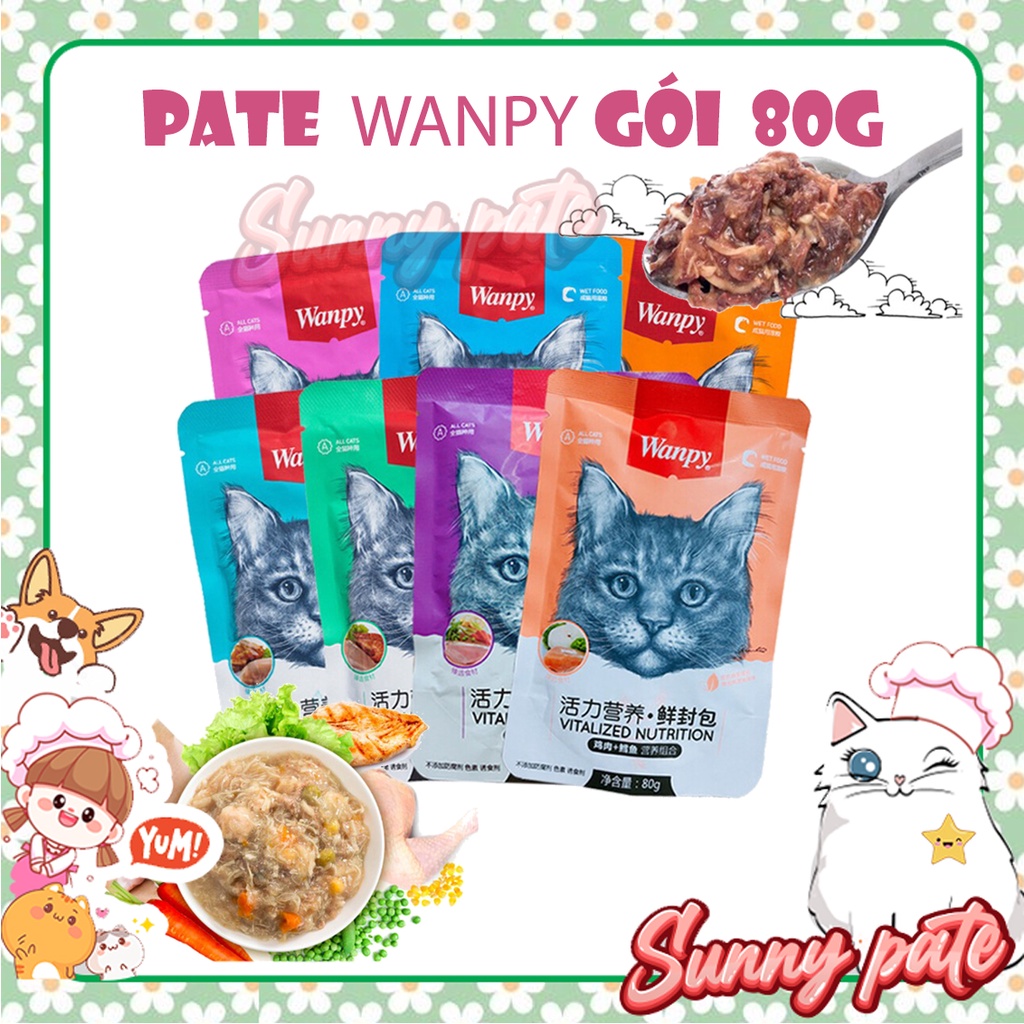 PATE WANPY cho thú cưng gói 80g