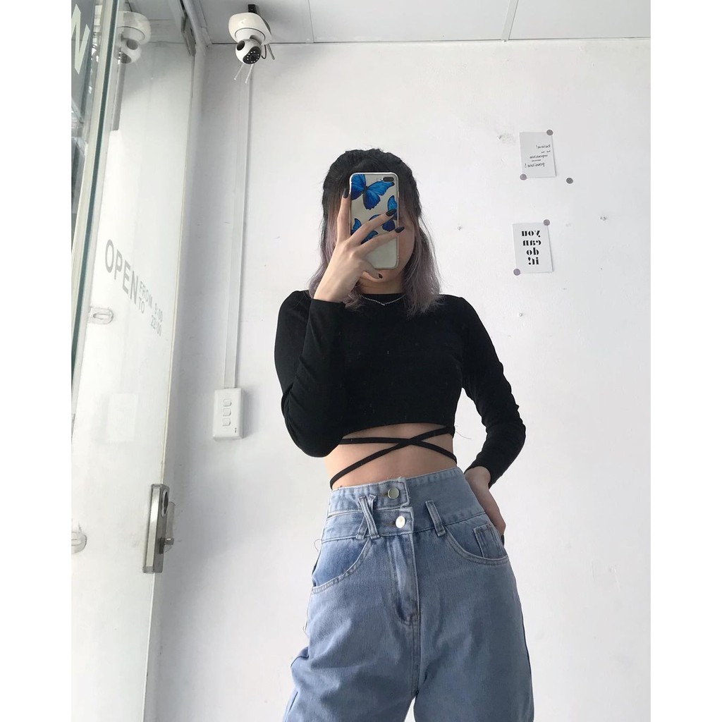 QUẦN BAGGY JEAN NỮ LƯNG CAO XẺ NỬA ĐĨA CHÉO MÀU XANH NHẠT CAO CẤP BABO LAI CUỐN SIÊU XỊN SÒ, FORM CHUẨN DÁNG ÔM VỪA
