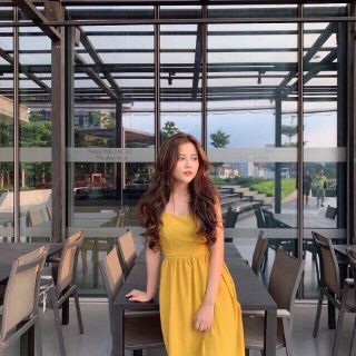 Đầm 2 dây cột eo (kèm hình thật shop chụp)