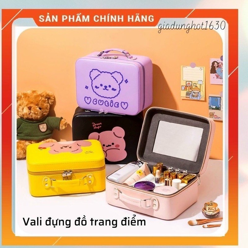 Vali Mini đựng mỹ phẩm, đựng đồ dùng cá nhân, đựng mỹ phẩm trang điểm