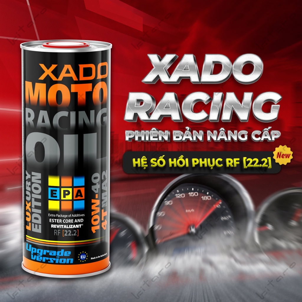 Nhớt Xado Racing 10W40 API SN JASO MA2
