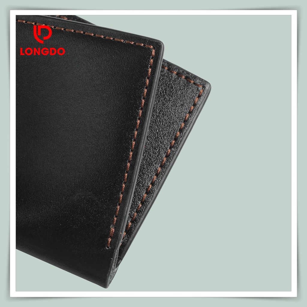 Ví da nam dáng đứng - Cam kết 100% da bò thật - Sản phẩm chính hãng - BD01
