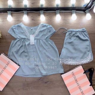 Bộ lụa ngủ mặc ở nhà