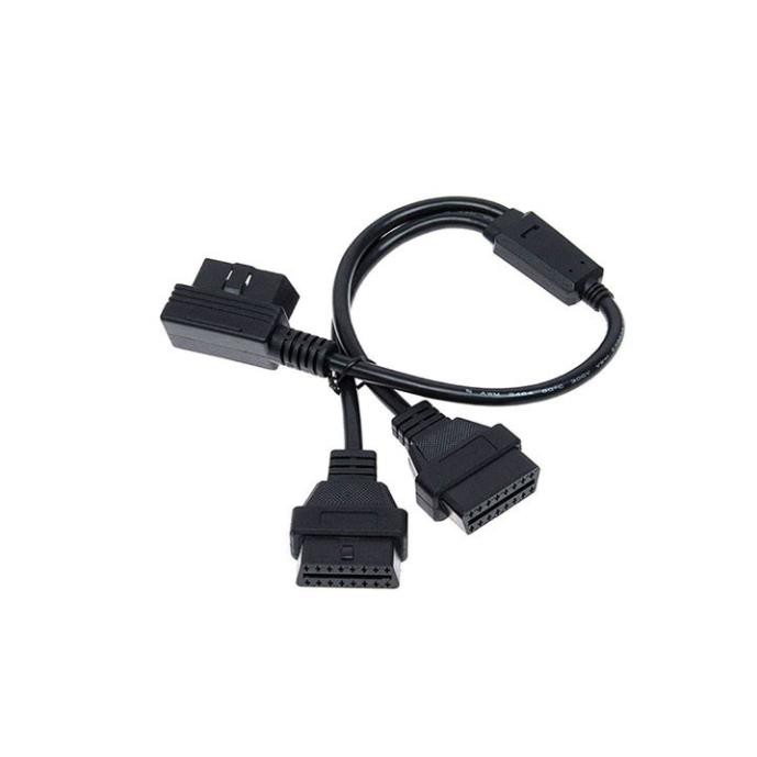 Chia cổng OBD II tiện ích cho xe ô tô, bộ dây cáp chia 2 cổng OBD sale 10% l