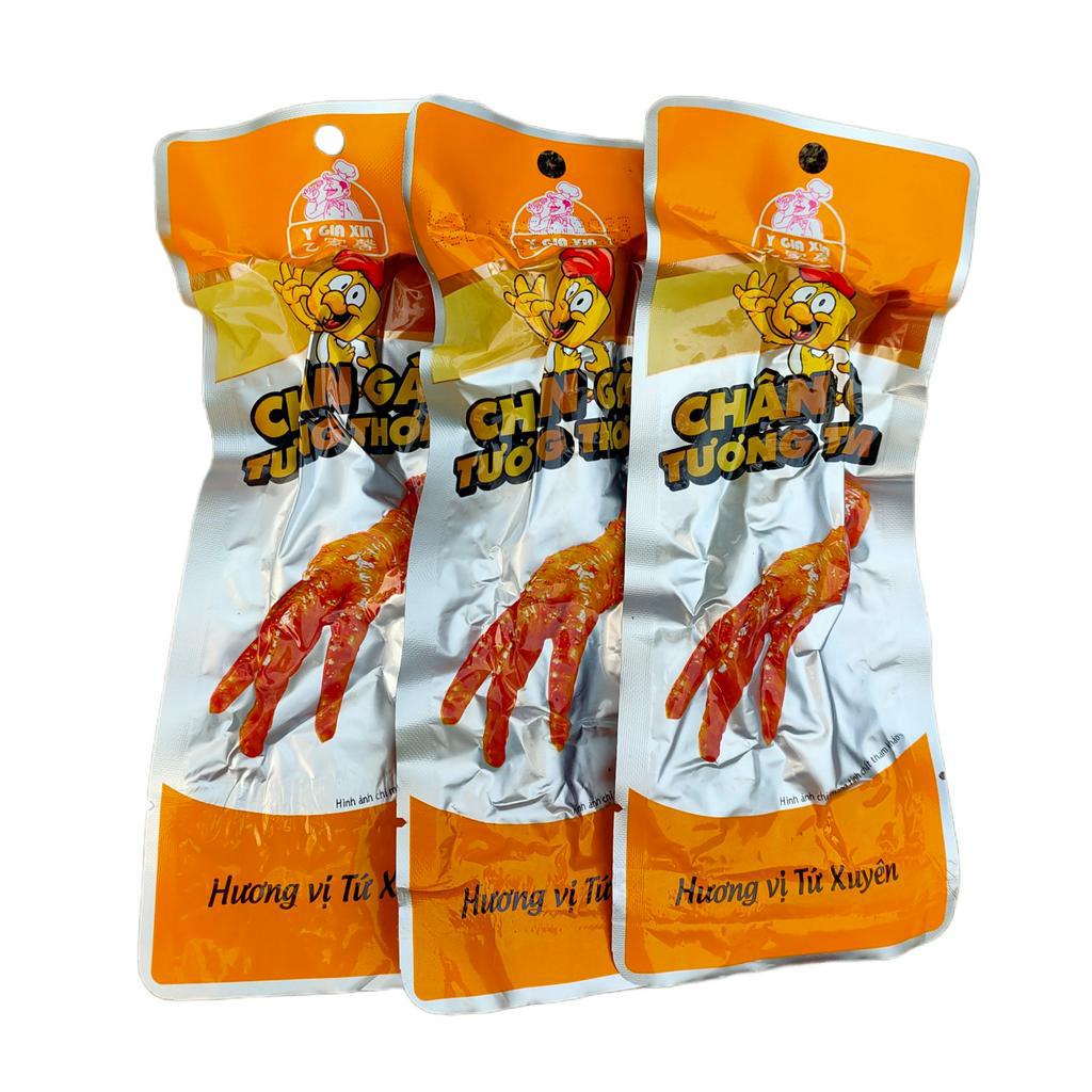 Combo 20 chân gà cay tương thơm,chân gà tương thơm sản xuất tại việt nam