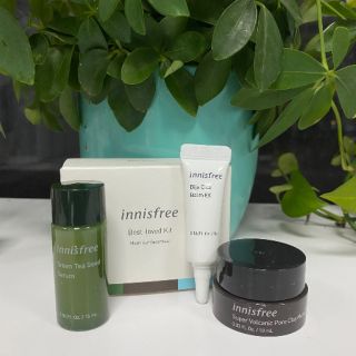  [Mini set] Bộ sản phẩm làm sạch sâu dưỡng ẩm Innisfree Best - Loved trio kit
