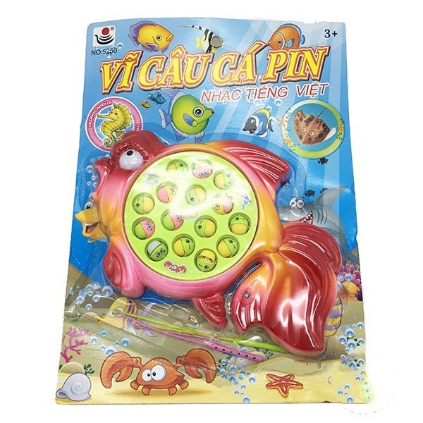 ĐỒ CHƠI CÂU CÁ NHẠC 2 TẦNG VUI TAI THU HÚT CÁC BÉ