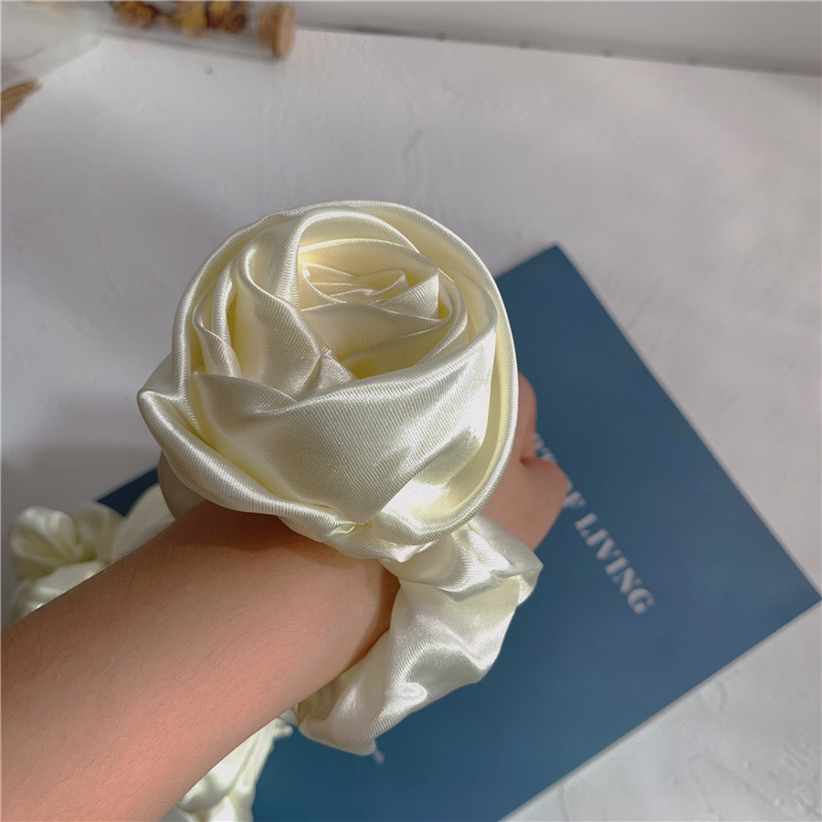 Dây Buộc Tóc Phối Hình Hoa Hồng Hợp Thời Trang Cho Nữ