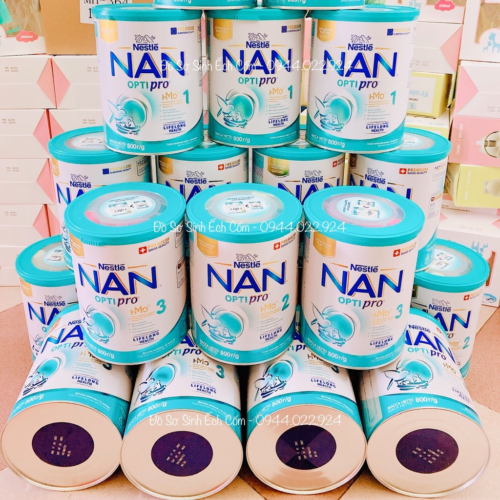 sữa NAN NGA số 1,2,3,4 khối lượng 800g