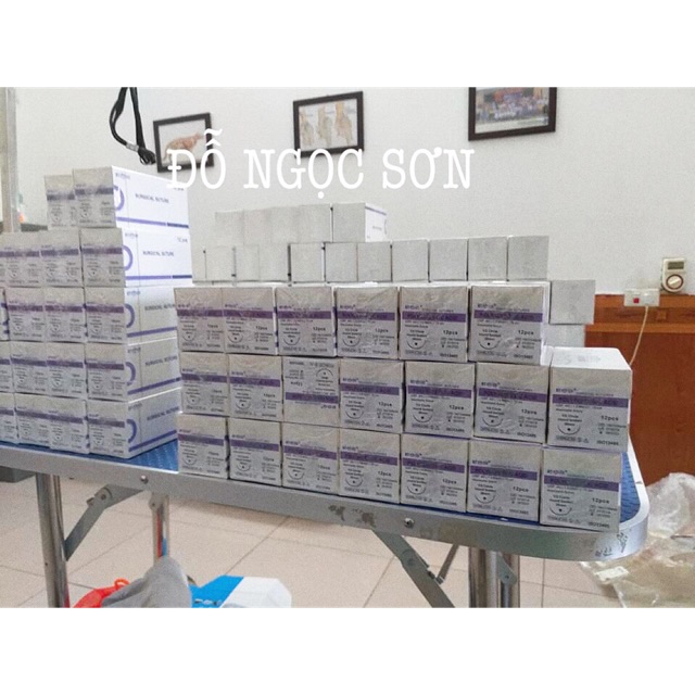 CHỈ TIÊU CHẬM - PGA - Poly Glicolic Acid - Chỉ Tím - UY TÍN 7 năm có mặt trên thị trường