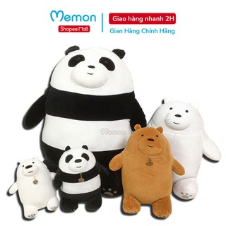 Bộ Ba Gấu Nhồi Bông Cao Cấp Memon