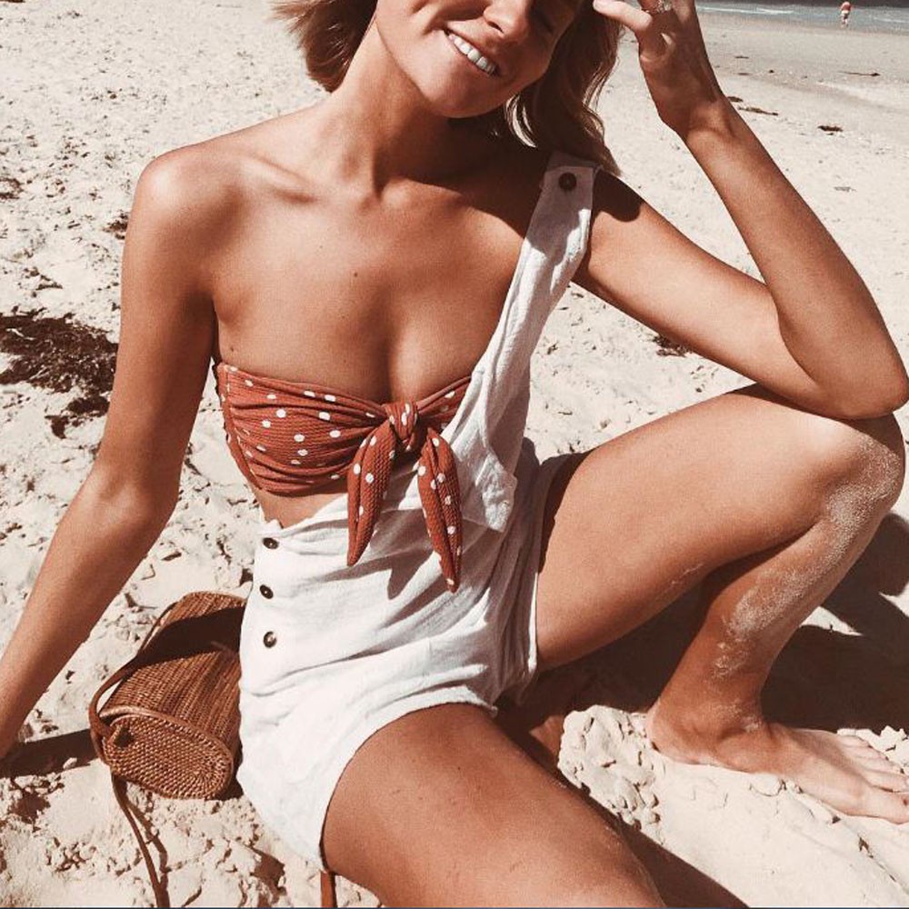 Bikini Họa Tiết Chấm Bi Có Mút Nâng Ngực Quyến Rũ | BigBuy360 - bigbuy360.vn