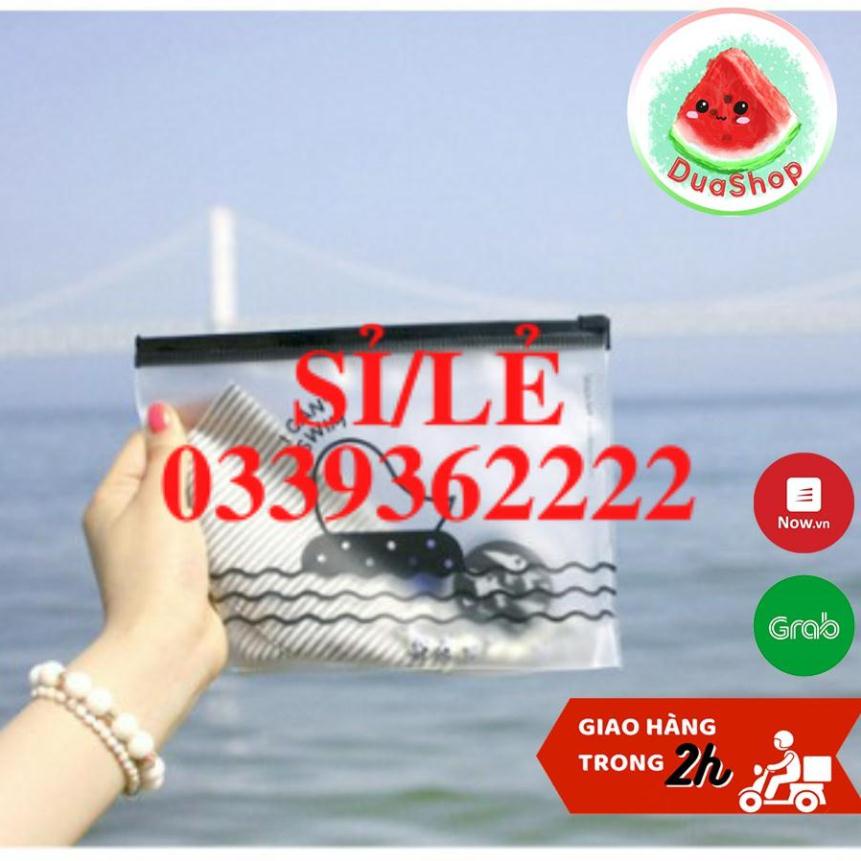 [ HAIANHSHOP ] Túi đựng bút họa tiết chim non - Túi đựng đồ đa năng có khóa zip tiện dụng Duashop &gt;