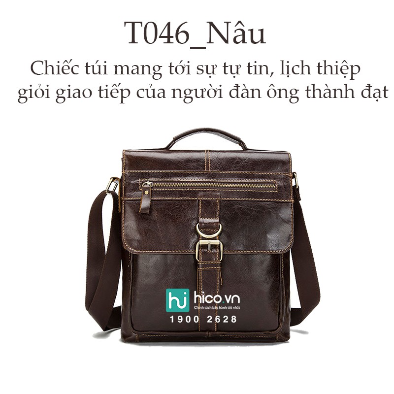 TÚI ĐEO CHÉO NAM CAO CẤP T046 - VẺ ĐẸP SANG TRỌNG CHO QUÝ ÔNG THÀNH ĐẠT