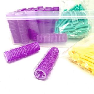 BỘ 24 ỐNG LÔ GAI UỐN PHỒNG CHÂN TÓC 3D HÀN QUỐC