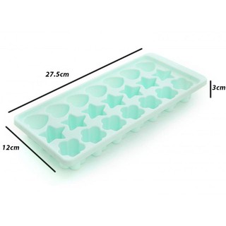 Khay Làm Thạch Rau Câu Phô Mai Tim-Sao-Mai 21 Viên - dụng cụ làm bánh trà sữa [ có sỉ ]