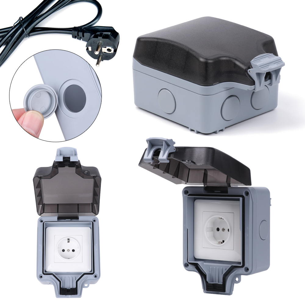 Ổ cắm điện ngoài trời chống nước chuyên dụng Ip66