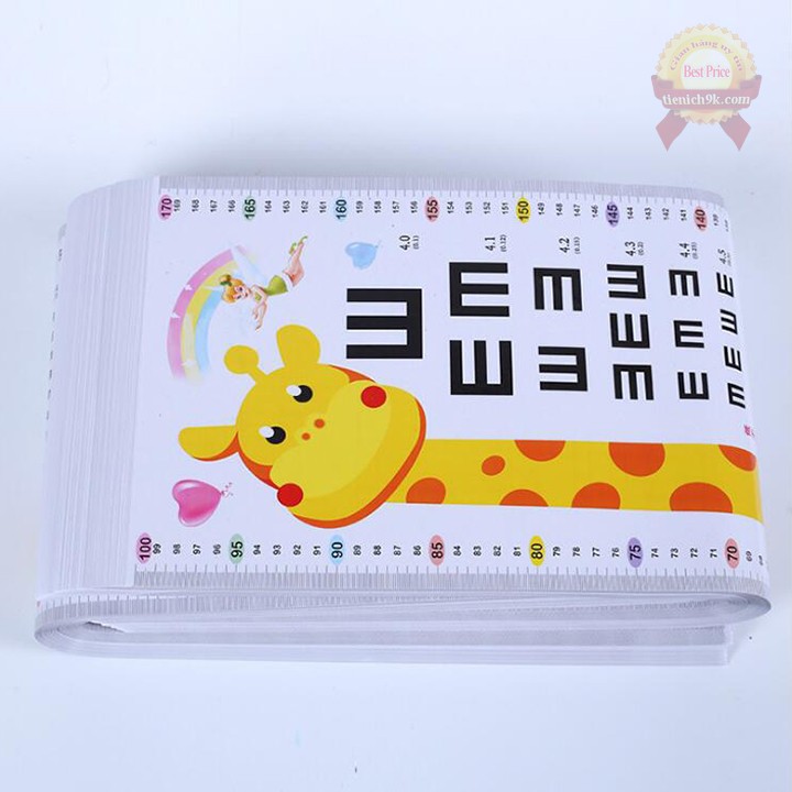 Decal thước đo chiều cao dán tường trang trí nhà dễ thương cute