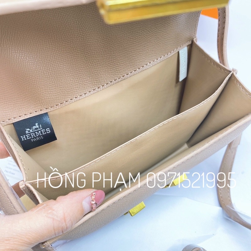 Túi xách nữ túi Hm khoá chữ H sz 19 chuẩn super
