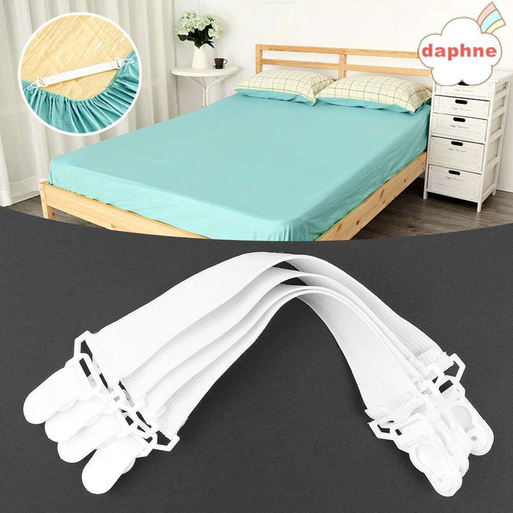 Daphne Set 4 Dây Kẹp Cố Định Ga Trải Giường Co Giãn Tiện Dụng