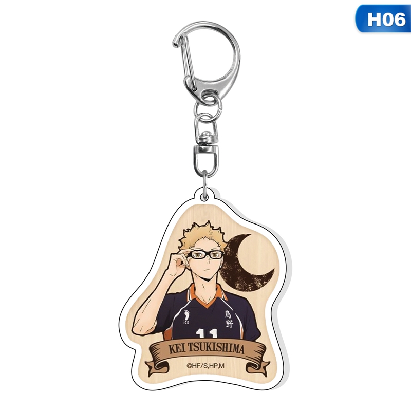 flowersqueen 1 Móc Khóa Gắn Mô Hình Nhân Vật Haikyuu Trong Anime Nhật Bản