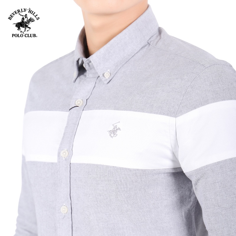 Beverly Hills Polo Club - Áo sơ mi Dài tay Nam Slimfit KMS- BHPC CMSLS20TL015