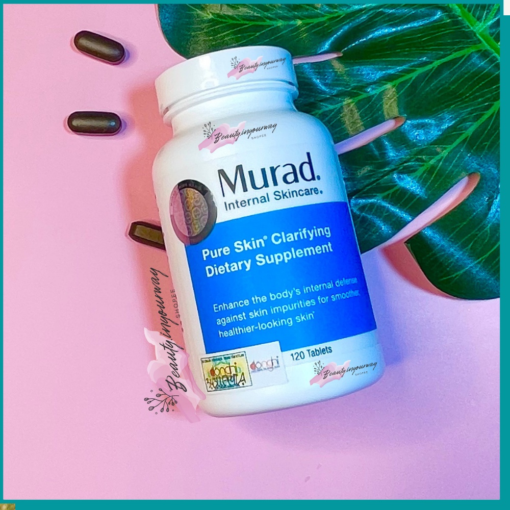 Viên Uống Giảm Mụn Murad Pure Skin Clarifying Dietary Supplement Hộp 120 viên