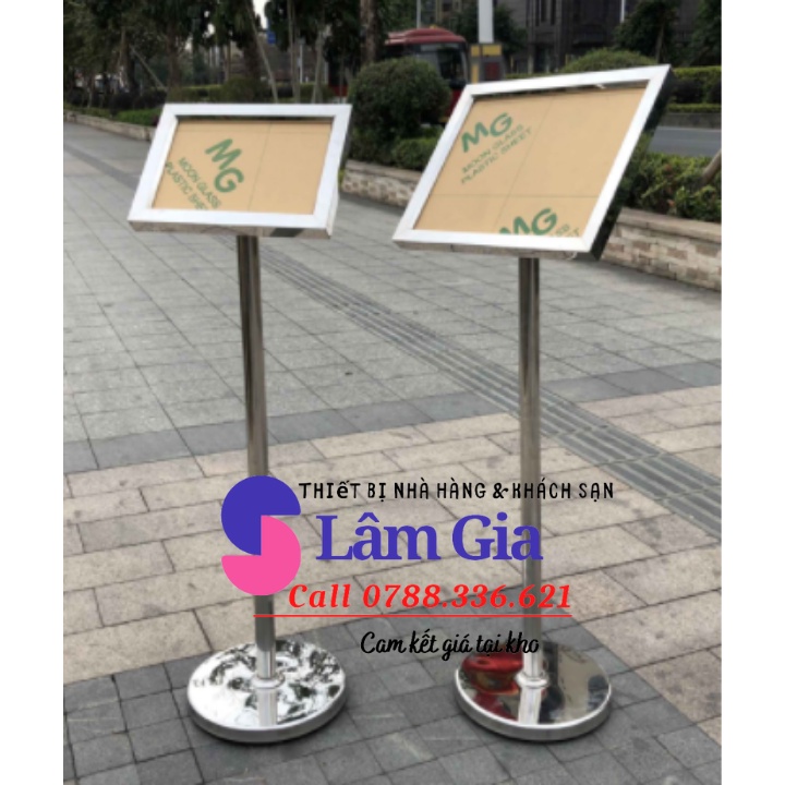 Bảng chỉ dẫn - bảng menu - bảng thông báo - bảng lễ tân khách sạn