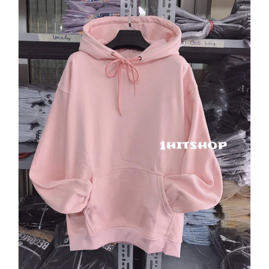 Áo HOODIE BASIC Trơn 8 Màu Ulzzang UNISEX 1hitshop