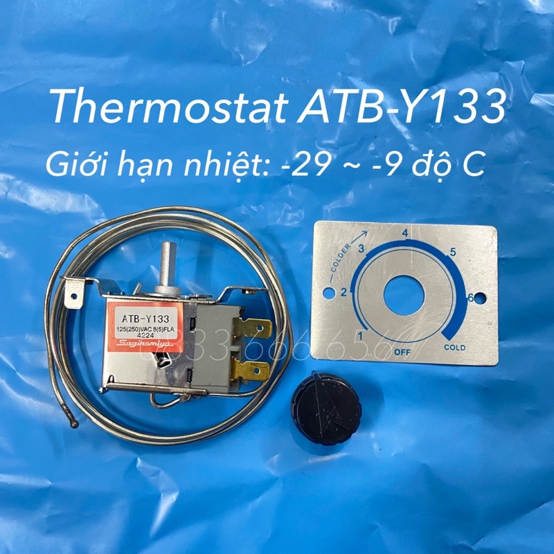 [Mã ELHA22 giảm 5% đơn 300K] Thermostat tủ lạnh ATB-Y133 - Thermostat tủ đông - Cảm biến tủ lạnh tủ đông