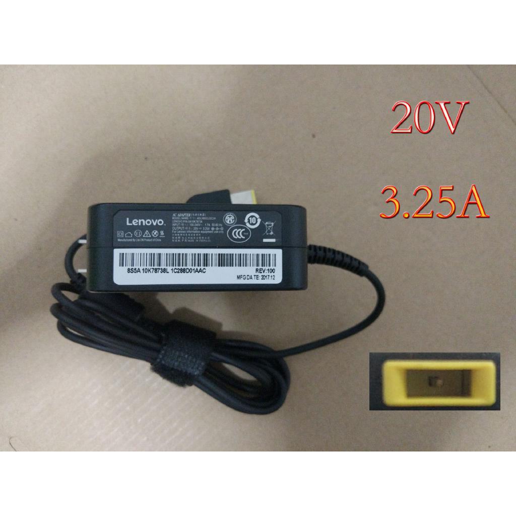 bộ sạc chuyển đổi ac 100-240v cho lenovo thinkpad x1 carbon 20v 3.25a 65w