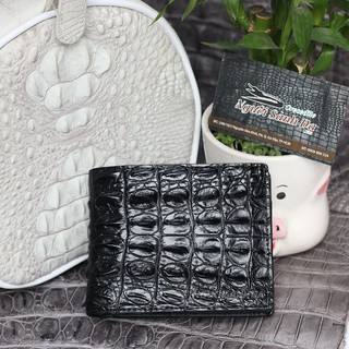 Ví da cá sấu chính hãng NGƯỜI SÀNH DA - Tặng kèm hộp đựng sang trọng BH 2 năm [TẶNG KÈM MÓC KHÓA CHÂN CÁ SẤU THẬT 99K]