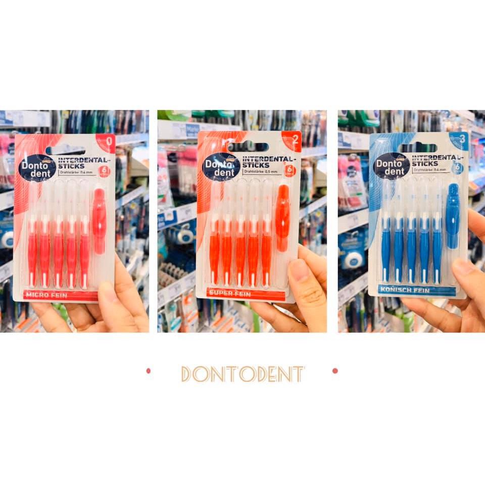 Bàn chải răng niềng DONTODENT (0,4- 0,5- 0,6 mm)